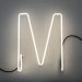 Alphafont M - neon light - seletti