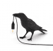 Bird lamp waiting #1 black seletti