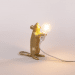 Mouse lamp step #1 gold seletti