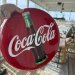 Coca Cola Plåtskylt Ø 41 cm