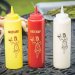 Diner sets squeeze bottles