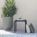Ravello sidebord/skammel, sort