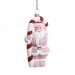 Julgransdekoration hänge rosa tomte