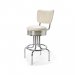 Diner barstol retro 66 cm med rygg off white