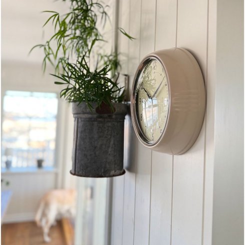 Klocka 50-tal Creme (Plint)