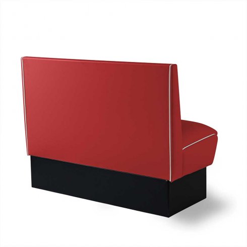 Diner booth komplett 3-delar 120 cm