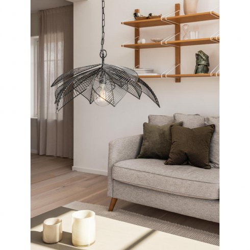 Elm Taklampa Svart 70 cm - Pr Home