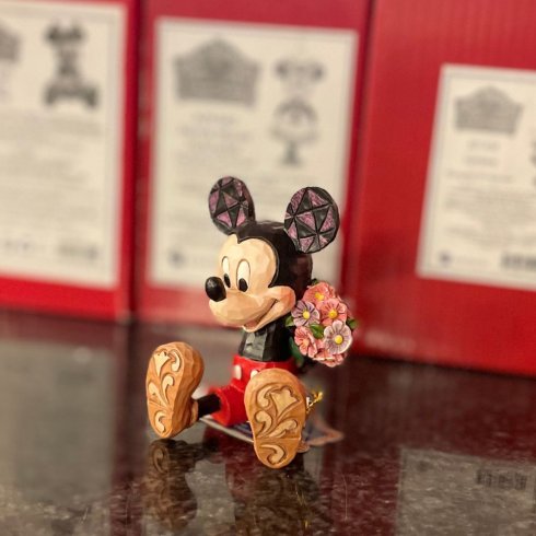 Disney Figur Mini Musse Pigg Blommor