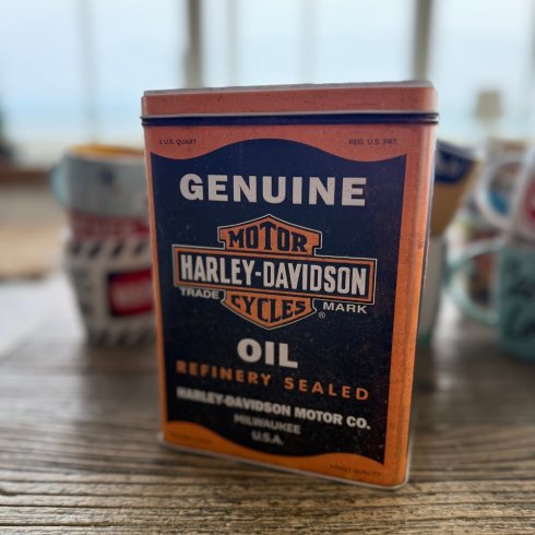 Plåtburk i retrostil Harley Davidson 3 liter