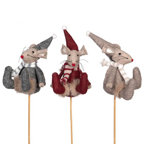 Mustrio Sittande Stick Mix 9 cm