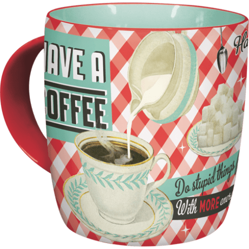 Retromugg have a coffee