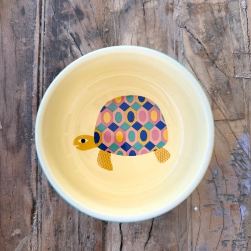 Färgglad Skål Sealife Turtle Ø 14,5 cm