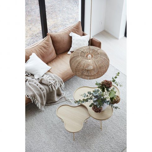 Zuri Taklampa handflätad naturrotting 61 cm - Pr Home