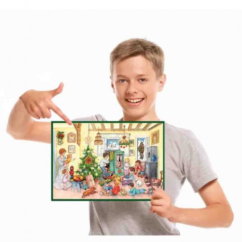 Gammaldags Adventskalender A3 Julmys