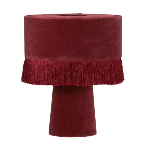 Alexis bordlampa Vinröd 31 cm - Pr Home