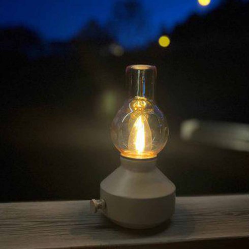 Uppladdningsbar bordslampa Glimt Sand/Amber - Pr Home