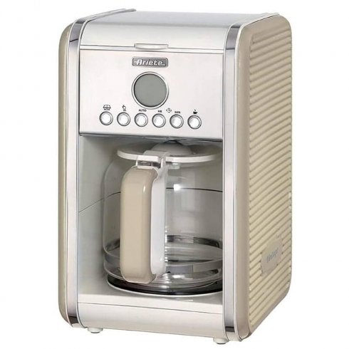 Ariete vintage kaffebryggare I retrostil beige