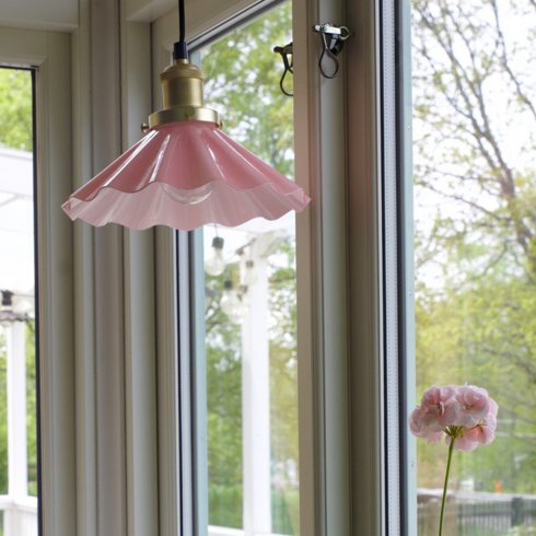 August fönsterlampa Rosa 25 cm - Pr Home