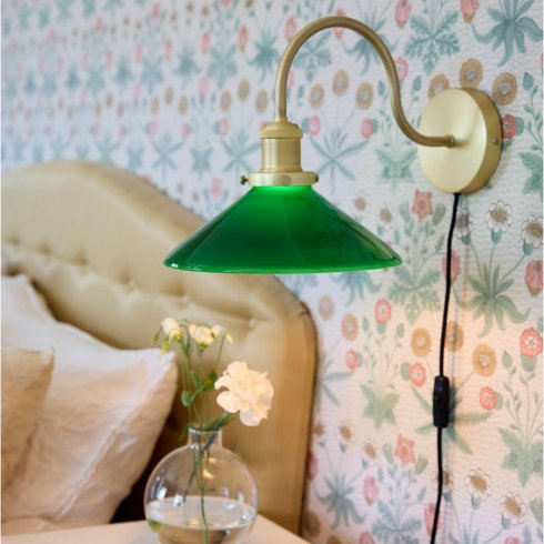 Axel vägglampa Grön 25 cm - Pr Home