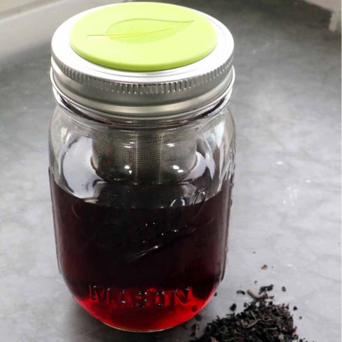 Mason jar - Tea Infuser lid - Regular mouth