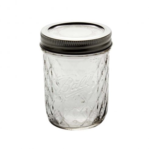 Quilted Mason Jar - Half pint 0,24 liter - Regular mouth
