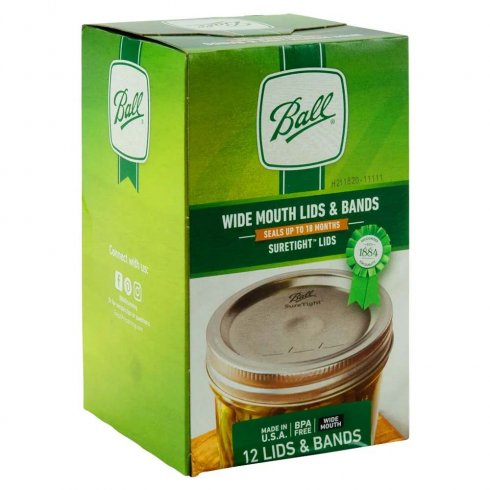 Mason jar vakuumlock / 2 delar