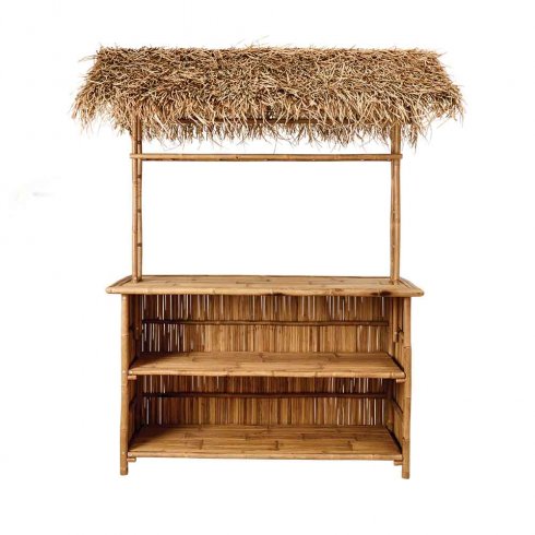 Antonio bar med grästak – bambu