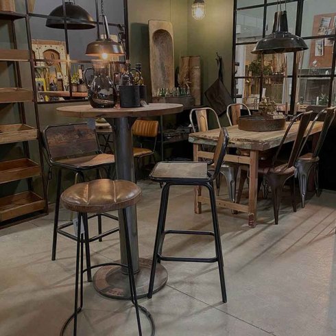 Barstol Helmer återvunnet trä Trademark Living