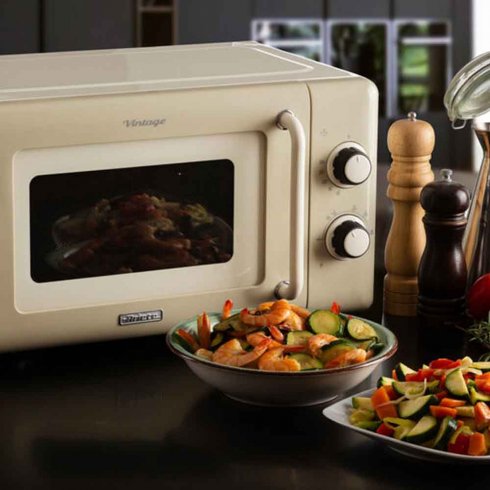 Ariete vintage Mikrovågsugn Beige