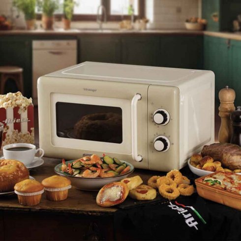 Ariete vintage Mikrovågsugn Beige