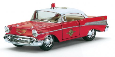 Andrahands Sortering Chevrolet bel air fire chief-57
