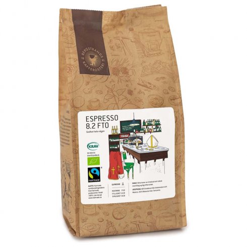 Bergstrands fair trade eko 1kg espressobönor