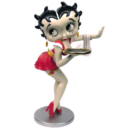 Betty Boop Staty Waitress Red dress 96 cm