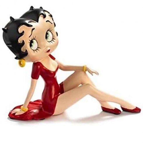 Betty Boop Samlarobjekt Demure Red Glitter 21,5 cm