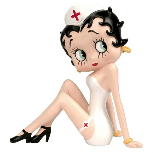 Betty Boop Samlarobjekt Sitting Nurse 17 cm