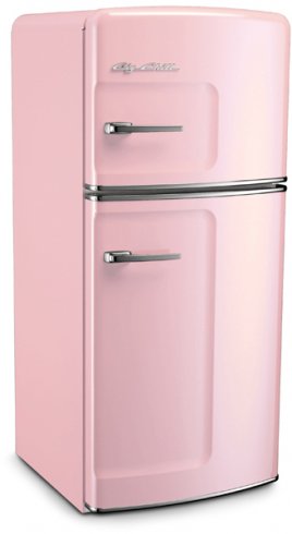 Big chill pink lemonade retro kylskåp och frys