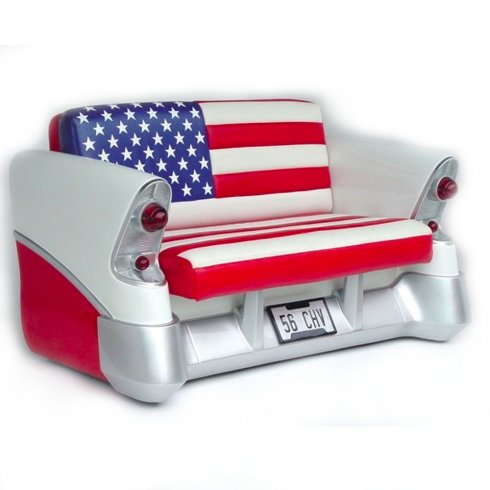 Bilsoffa Chevrolet 56 - American Flag