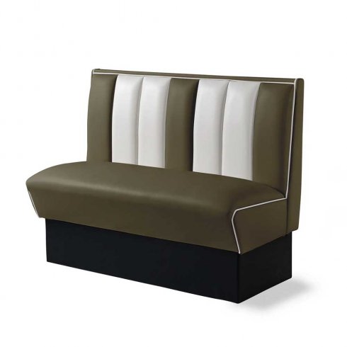 Diner booth komplett 3-delar 120 cm