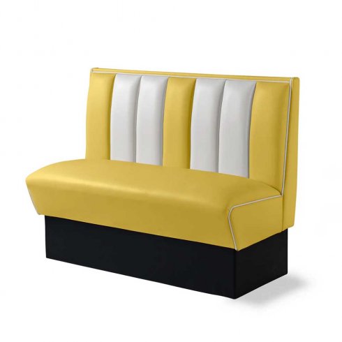 Diner booth komplett 3-delar 120 cm