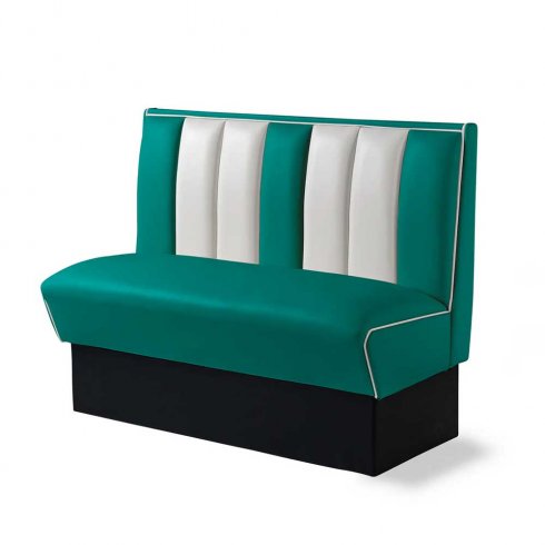 Diner booth komplett 3-delar 120 cm