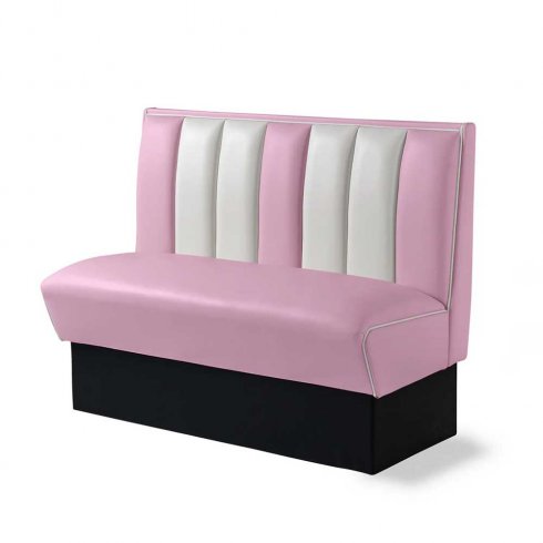 Diner booth komplett 3-delar 120 cm