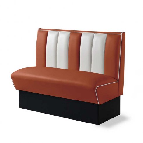 Diner booth komplett 3-delar 120 cm