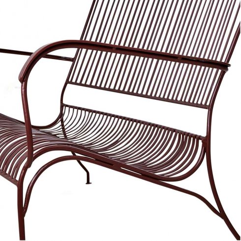 Järnsoffa Visby 2-sits Bordeaux 