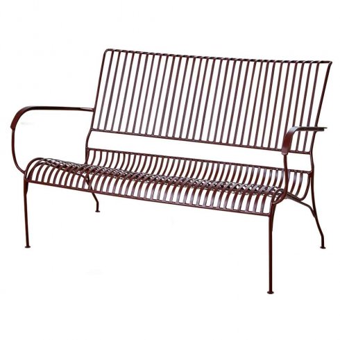 Järnsoffa Visby 2-sits Bordeaux 