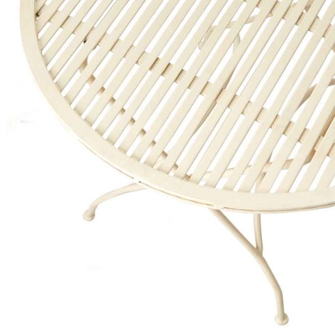 Bornholm utebord Ø 61 Elfenben