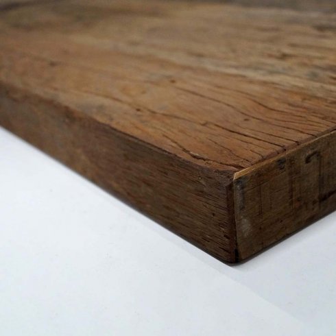 Kraftig Träbordsskiva i återvunnet trä 130 x 70 cm