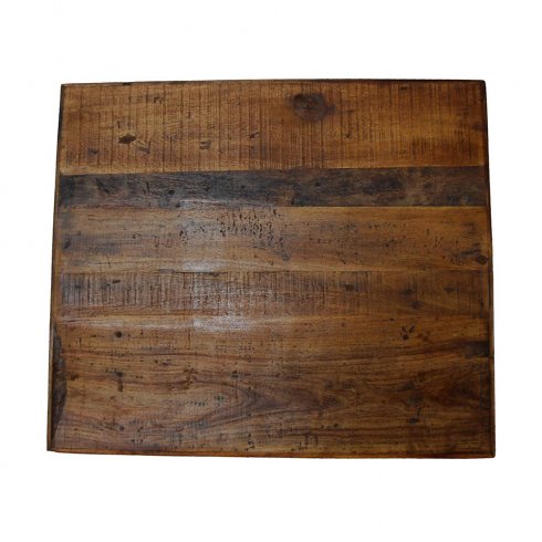 Träbordsskiva med återvunnet trä 70 x 60 cm