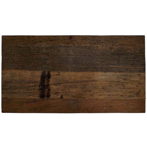 Kraftig Träbordsskiva i återvunnet trä 130 x 70 cm