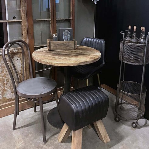 Rund bordsskiva Mangoträ Ø 70 cm