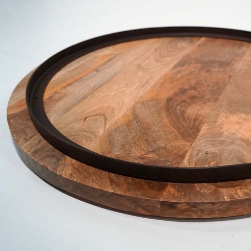 Rund bordsskiva Mangoträ Ø 70 cm